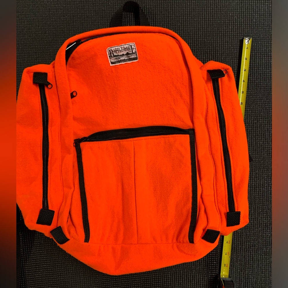 RARE Battle Lake Outdoors Polartuff Neon Orange Hunting Backpack USA
